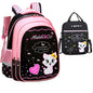 Kids School Cute Cat Print Backpack Primery school Back Pack Bag